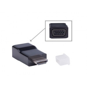 Gembird Video adapter | 19 pin HDMI Type A | Male | 15 pin HD D-Sub (HD-15) | Female